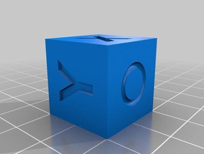 calibración del cubo Las impresoras 3d 3d print model - Mito3D