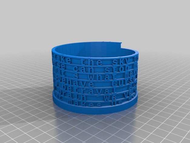 fireflyquotes-v2 matematik sanatı özelleştirilmiş 3D print model - Mito3D
