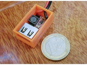 caixa dc-dc step-down conector usb diy 3d print model - Mito3D