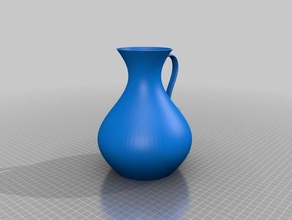 vase handle food & drink angelcad sweep 3d print model - Mito3D