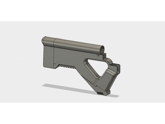 hera cqr stock airsoft accessories 3D print model - Mito3D