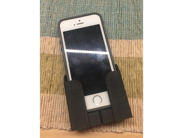 iphone 5s de la pared soporte el teléfono móvil 3D print model - Mito3D