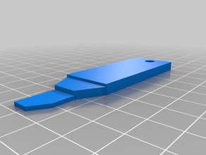 serra de cadeia da barra limpeza A impressão 3d 3d print model - Mito3D