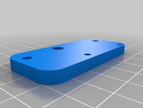 geeetech aluminium mount plate mk8 extruder 3d printing dariod geetech i3 pro b osijek 3d print model - Mito3D