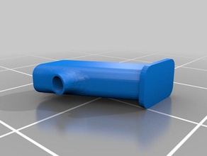 foregrip entegre düğme blaster 135 mm dart mekanik oyuncaklar nerf 3d print model - Mito3D