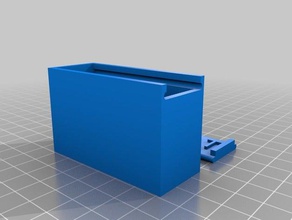 22 volt batt - Halter Container kundengebundene 3d print model - Mito3D
