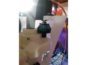 inmoov lowbackskull & engranaje de remix la robótica modificaciones 3d print model - Mito3D