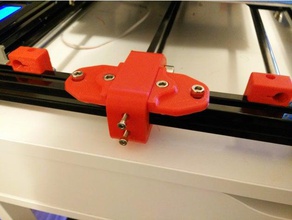 hictop prusa i3 y-tensioner 3d printer parts y belt tensioner 3d print model - Mito3D