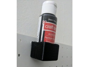 pegboard paint bottle holder organization 3d print model - Mito3D