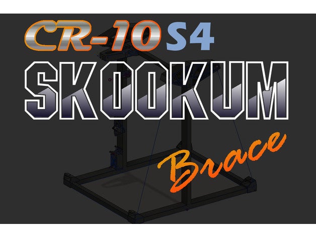 cr-10 s4 skookum brace 3d printer parts 3D print model - Mito3D