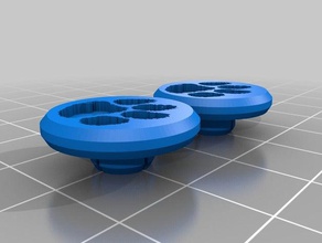 spinner paw cap Spielzeug & Spiele 3d print model - Mito3D