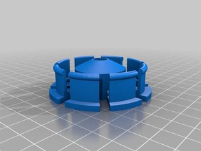 gearbest pla parametric filament spool hub 608zz bearing 3d printer accessories customized 3d print model - Mito3D