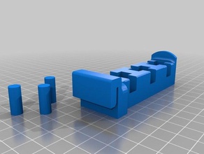 extendido sigma soporte de bobina 608 rodamientos Impresora 3d accesorios bcn bcn3d filamento la cola impresión montaje carrete rodillos rodamiento 3d print model - Mito3D