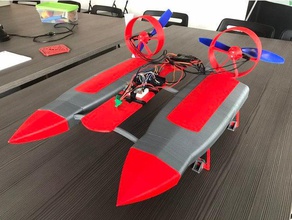 a velocidade do barco 3 - catamarã add-ons robótica arduino rc robô 3d print model - Mito3D