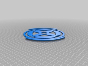 logo institut logotipo 3d print model - Mito3D