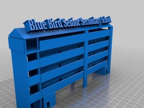 blue bells modelo de escola edifícios e estruturas 3d print model - Mito3D
