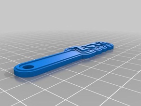 zora Schlüsselanhänger kundengebundene 3d print model - Mito3D