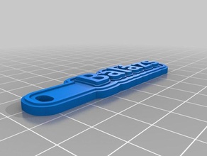 bal zs de porte-clés personnalisé 3d print model - Mito3D