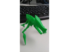 alien error criaturas extranjero piernas movible 3d print model - Mito3D