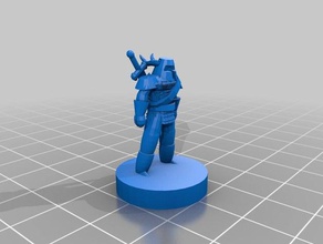 d&d fighter mini toys & games 3d print model - Mito3D