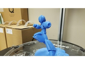 mega man x toys & games action figure characters gaming megaman static statue video game 3d print model - Mito3D