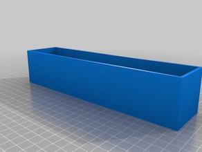 bakje a4 ladekast 1 op een rij rechthoek 229 mm portaherramientas y cajas personalizado 3d print model - Mito3D