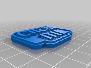 chem-1111 Schlüsselanhänger kundengebundene 3d print model - Mito3D