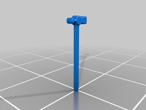 ball peen hammer hand tools 3d print model - Mito3D