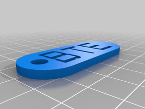my customized batch keychain generator keychains 3d print model - Mito3D