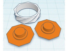 Tasche fidget spinner 3d print model - Mito3D