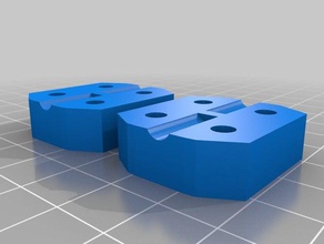 paramétrico de acoplamento do eixo 5 a Impressora 3d peças personalizado 3d print model - Mito3D