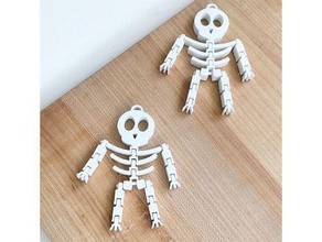 skeleton flexible keychains easy print flexible keychain model skeleton souvenir toy