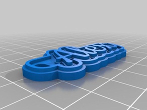 alex Schlüsselbund Schlüsselanhänger kundengebundene 3d print model - Mito3D