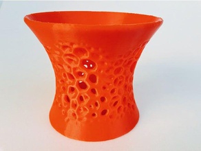 voronoi vaso i contenitori tazza matita titolare il 3d print model - Mito3D