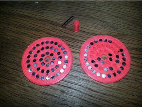 mini magnet disc toys & games 3d print model - Mito3D