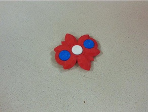 fidget spinner lotus giocattolo & accessori di gioco fidget-giocattolo fidgetspinner mano 3d print model - Mito3D
