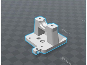 uconduit frame - e3dv6 clone mount 3d printer parts hypercube 3d print model - Mito3D