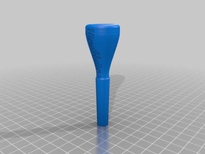 mouthpiece engraved 2 3d printing 3d print model - Mito3D