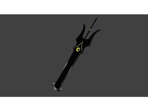 Zweihänder genial nads nicht mein Titel Requisiten cosplay g3ak gsan keychain Schwert Branchen Waffe Schlüsselanhänger 3d print model - Mito3D