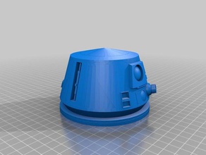 r6c9 astromech droid testa La stampa 3d 3d print model - Mito3D