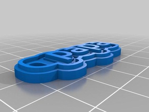 papa chaveiros personalizado 3d print model - Mito3D