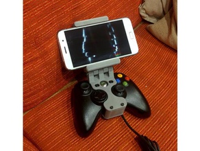 jogo clipe do xbox 360 jogos telefone celular gamepad titular monte almofada de 3d print model - Mito3D