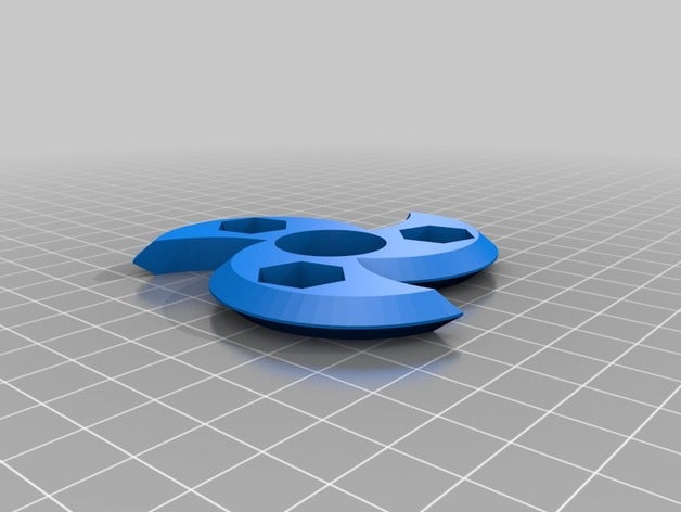 meine angepasste tödliche Welle fidget spinner pick-a-Gewicht Spielzeug & Spiele kundengebundene 3D print model - Mito3D