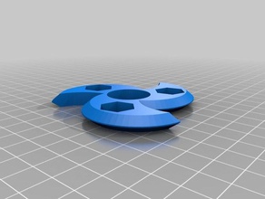 meine angepasste tödliche Welle fidget spinner pick-a-Gewicht Spielzeug & Spiele kundengebundene 3d print model - Mito3D