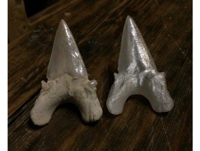 prehistoric shark tooth fossil biology 3d scan dinosaurs history megalodon 3d print model - Mito3D