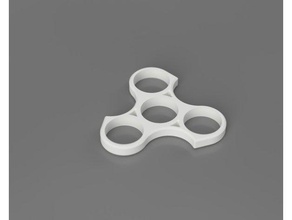 fidget spinner - golpeado extremos juguetes mecánicos fidget-juguete inquietud fidgetspinner mano juguete relajante de 3d print model - Mito3D