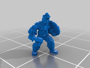 herói humano scavenger s wargame brinquedo & acessórios para jogos boardgame fantasia miniatura miniaturas rpg tampo de mesa voxel wargaming 3d print model - Mito3D