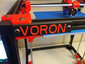 voron etiqueta Impresora 3d accesorios 3d print model - Mito3D