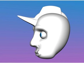 unicorn head 3d printing bust 3d print model - Mito3D