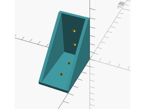 paramétrico de la escuadra hobby 3d print model - Mito3D